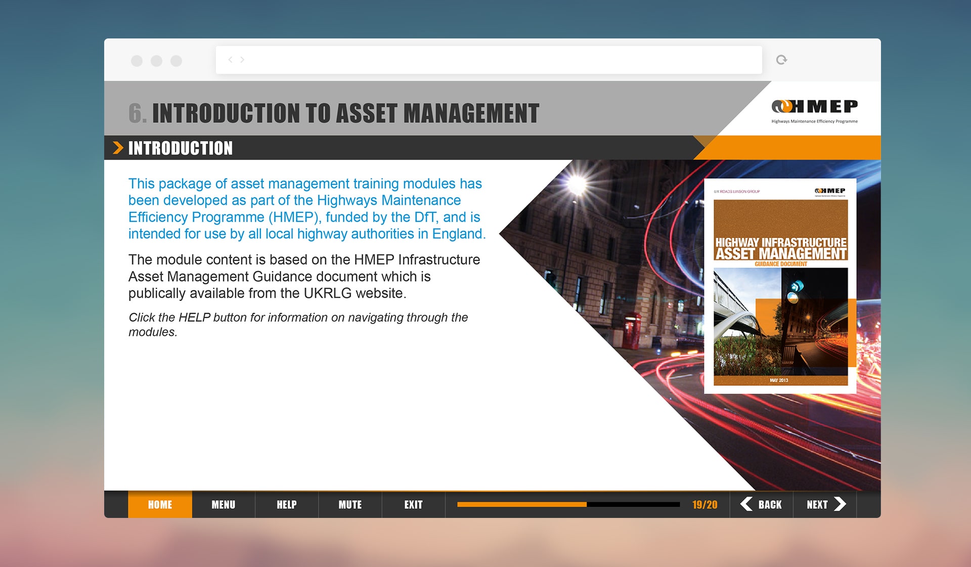 HMEP Asset Management E-Learning