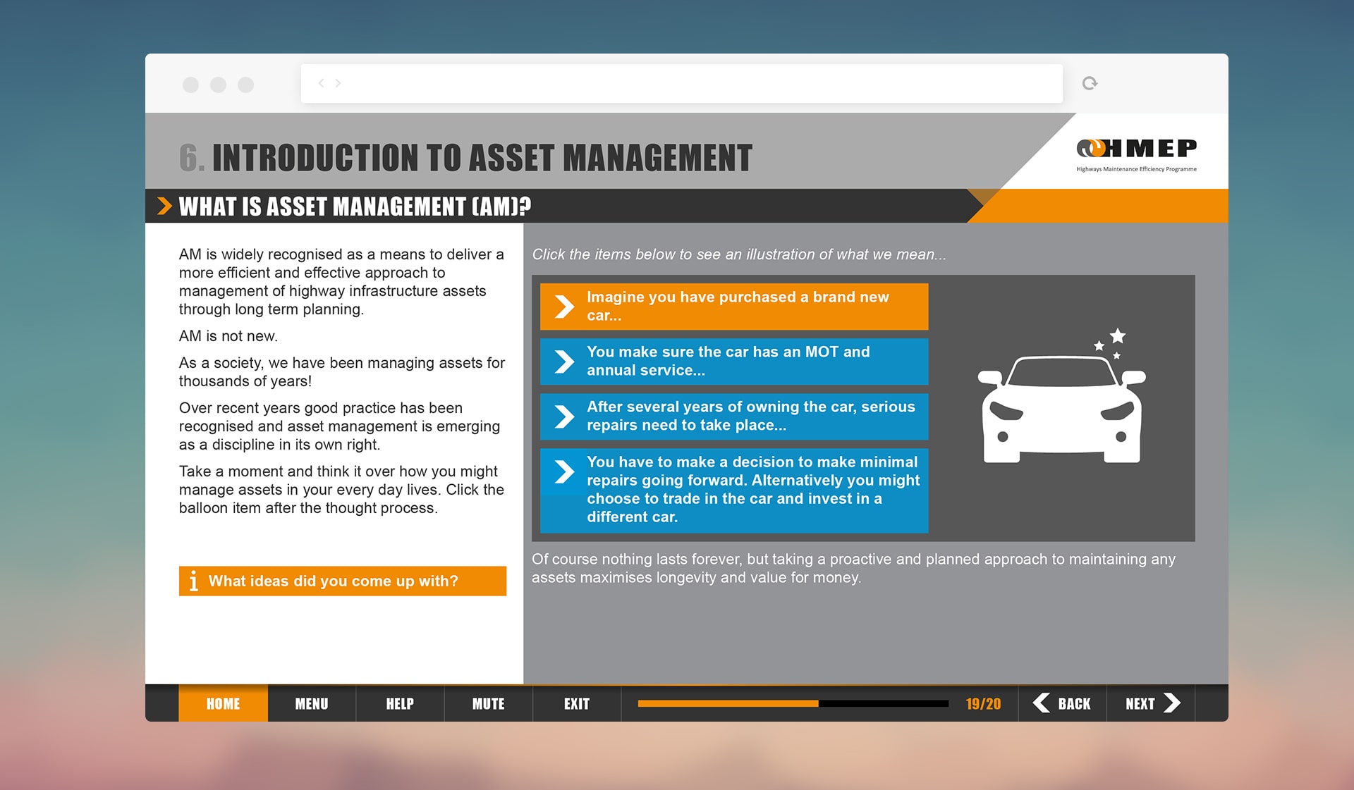 HMEP Asset Management E-Learning
